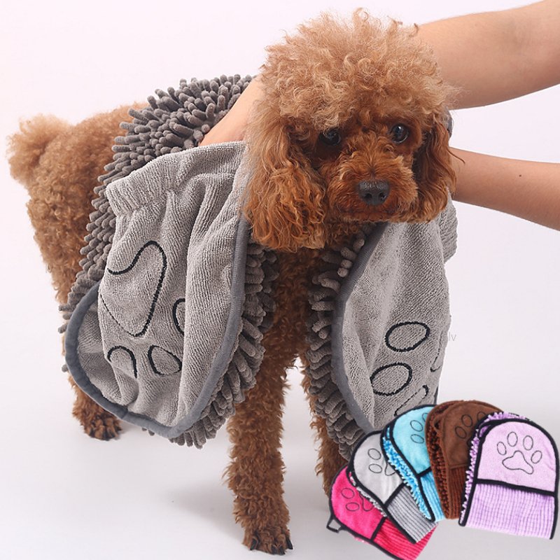 BlueTarg QuickDry Microfiber Dog Bath Wrap - Image 7
