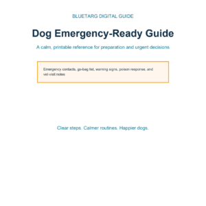 Dog Emergency-Ready Guide