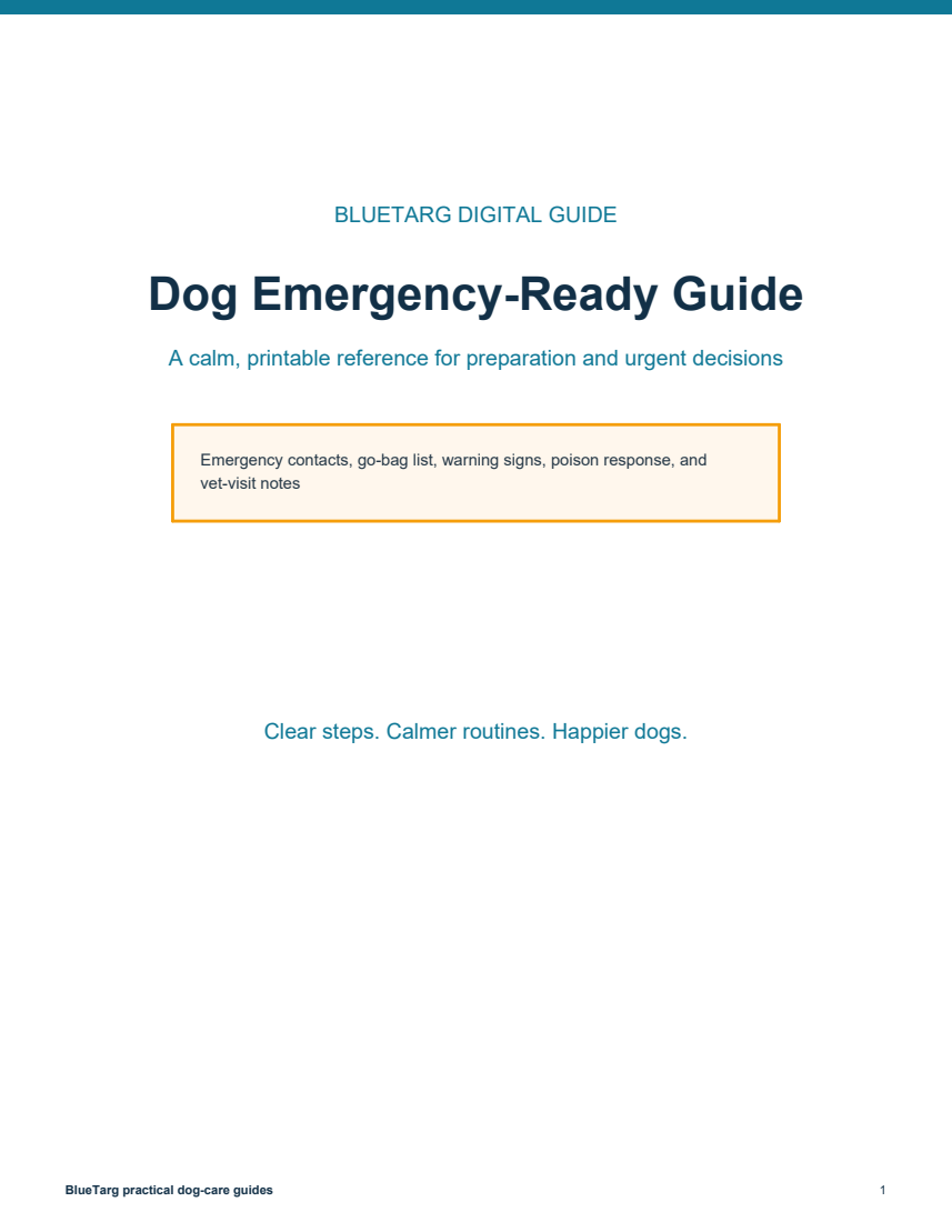 Dog Emergency-Ready Guide