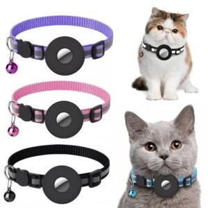 BlueTarg Reflective Tracker-Ready Dog Collar