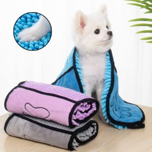 BlueTarg QuickDry Microfiber Dog Bath Wrap