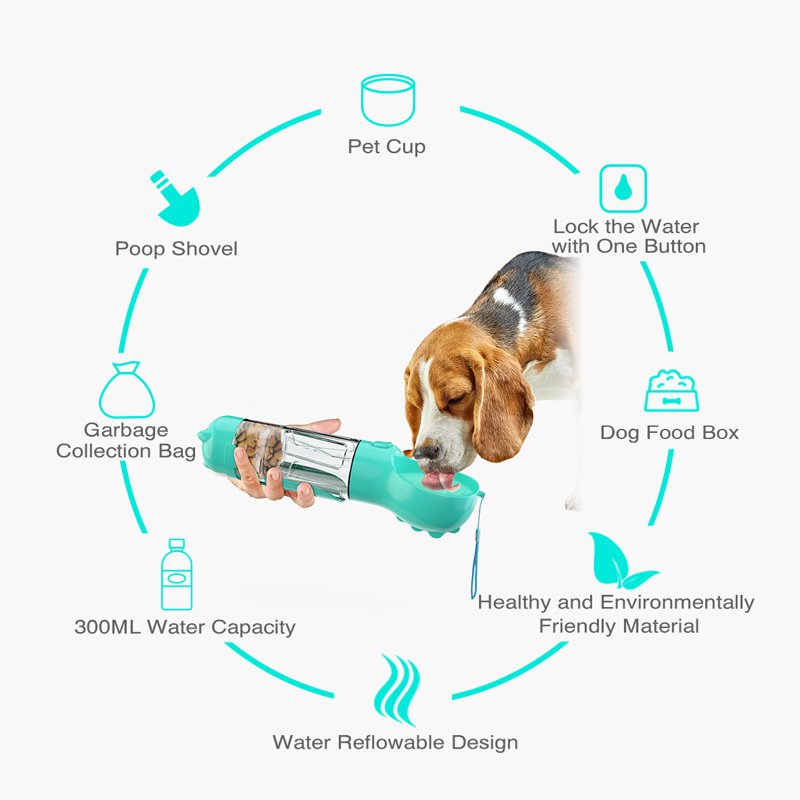 BlueTarg AdventureHydrate 3-in-1 Dog Travel Bottle - Image 8